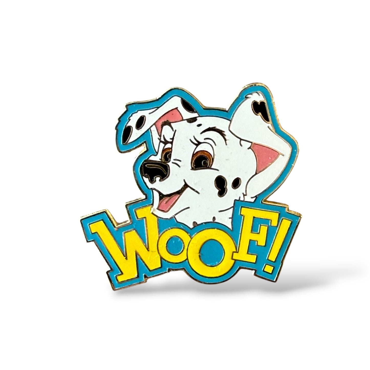 Cast Lanyard 101 Dalmatians Woof! Hidden Mickey Pin