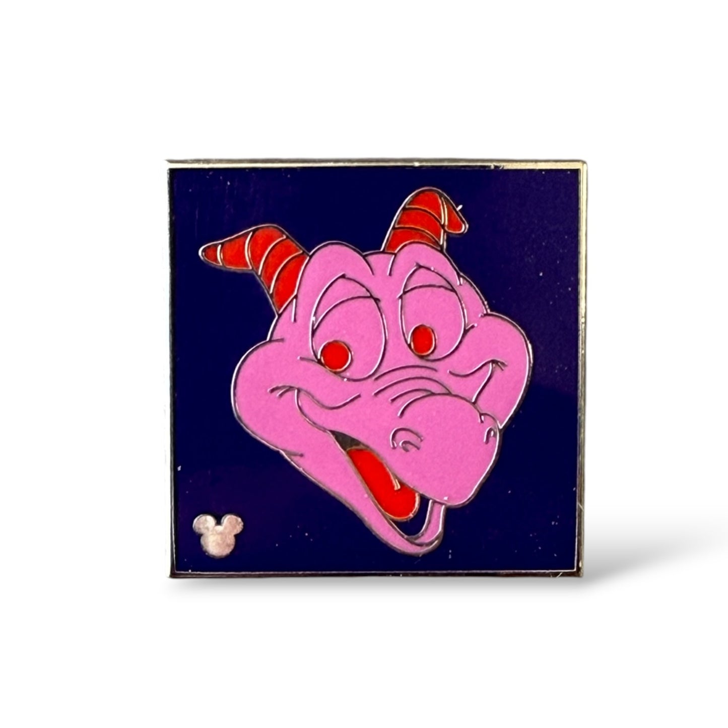 Cast Lanyard Colorful Figments Pink and Dark Blue Hidden Mickey Pin