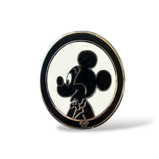 Cast Lanyard Main Street Silhouettes Mickey Mouse Hidden Mickey Pin