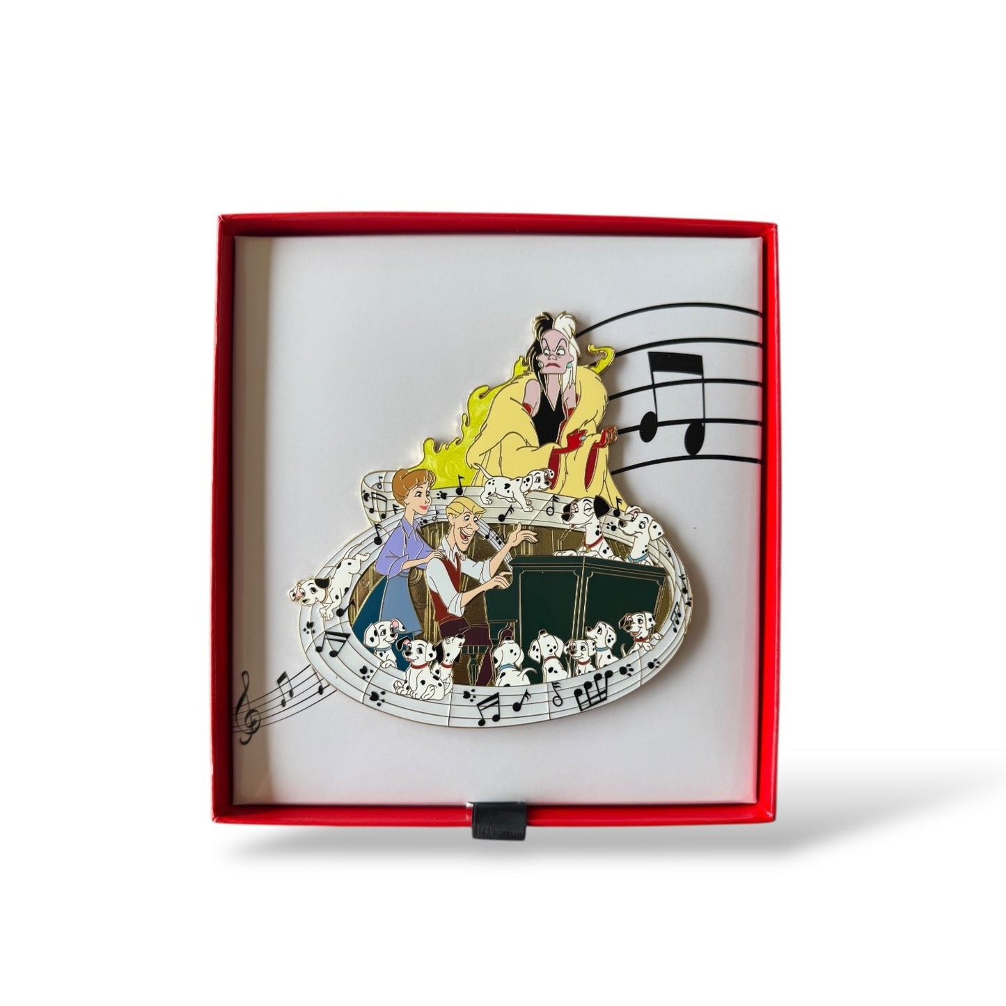 WDI 101 Dalmatians 65th Anniversary Cast of Characters Super Jumbo Pin