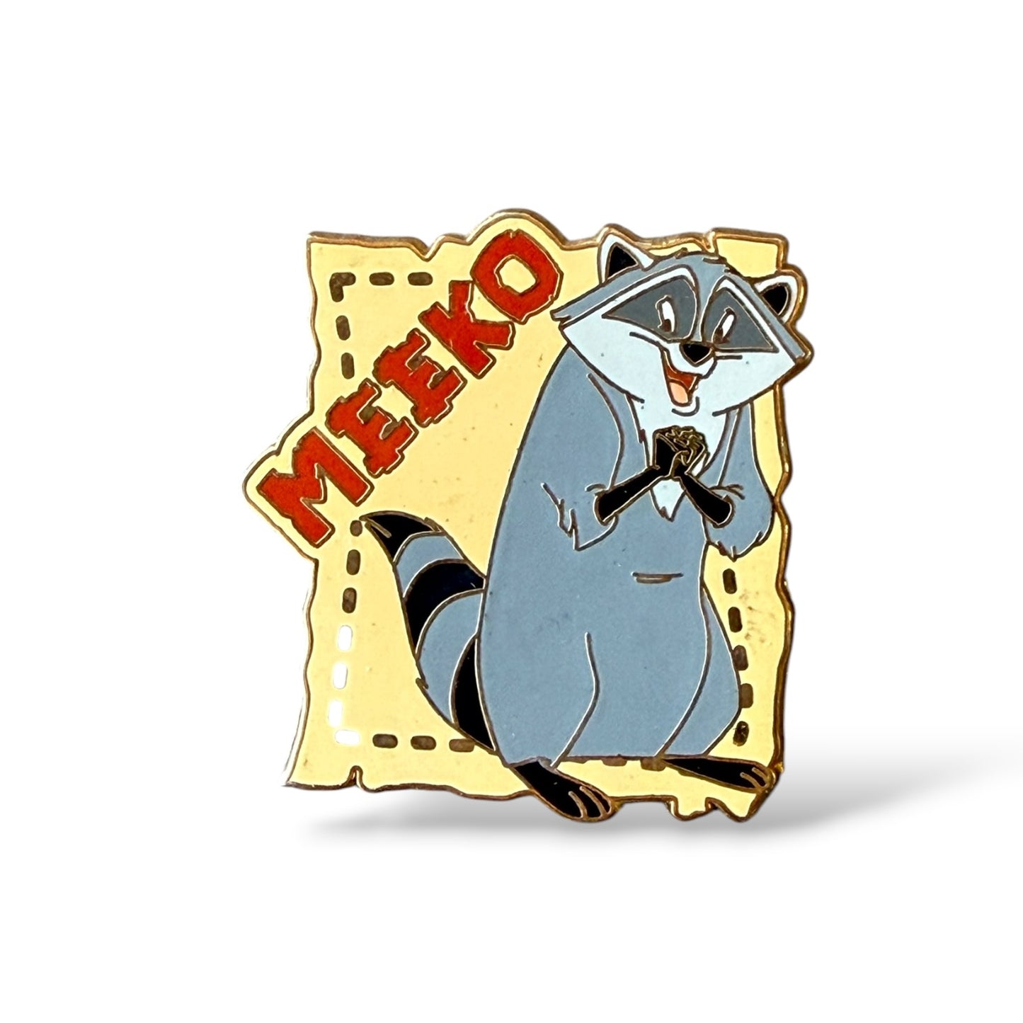 Cast Lanyard Disney Animal Sidekicks Meeko Hidden Mickey Pin