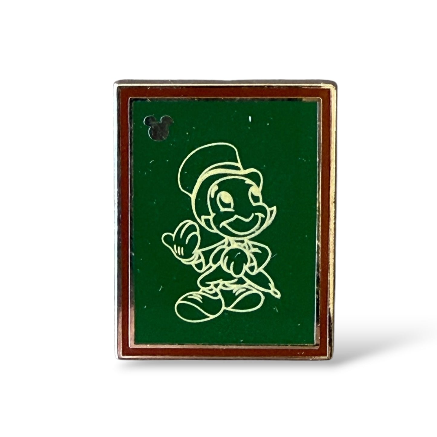 Cast Lanyard Chalk Sketches Jiminy Cricket Hidden Mickey Pin