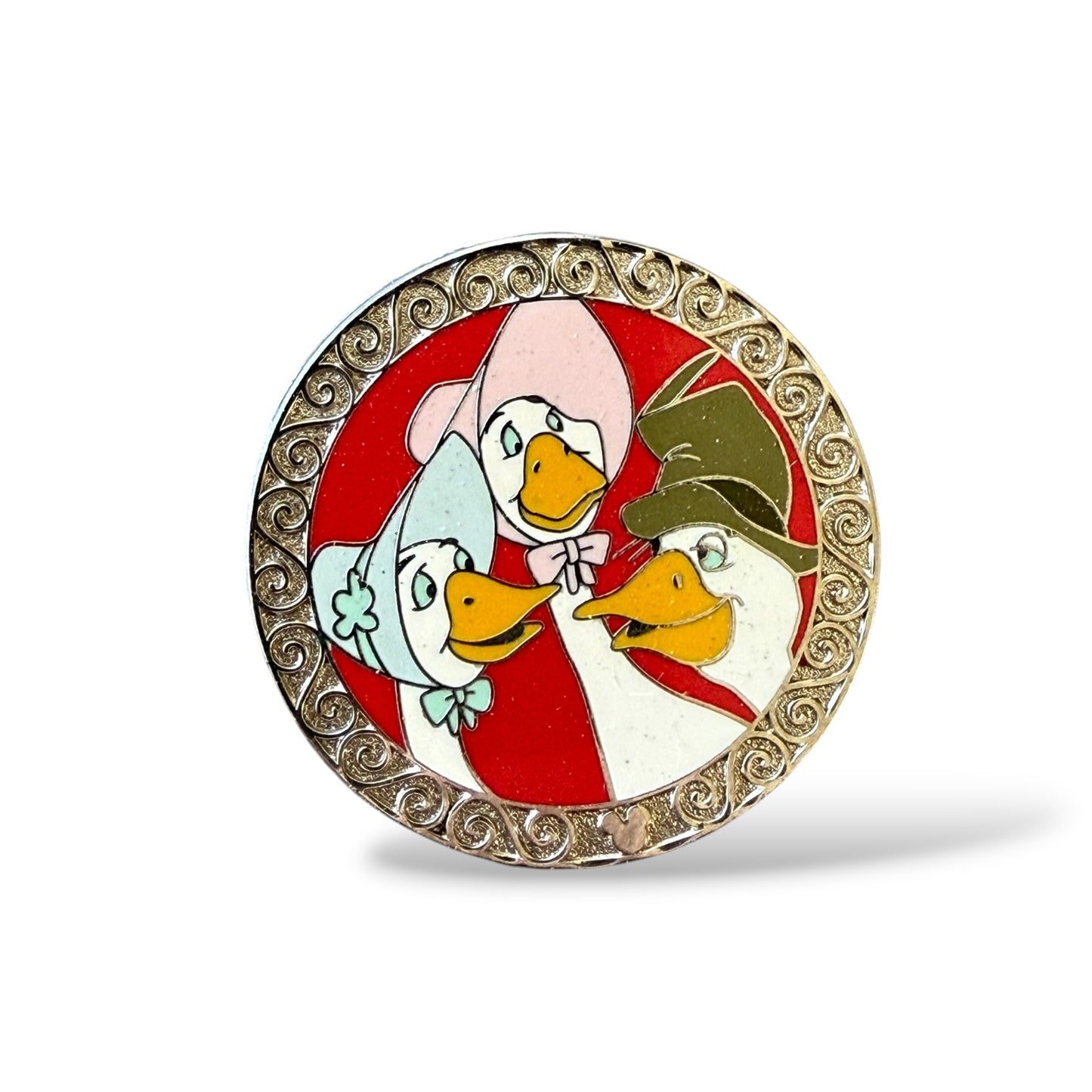 Cast Lanyard The Aristocats Abigail Gabble, Amelia Gabble and Uncle Waldo Hidden Mickey Pin