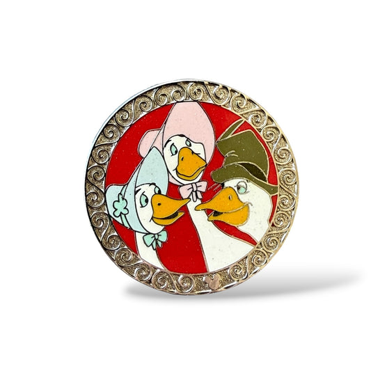 Cast Lanyard The Aristocats Abigail Gabble, Amelia Gabble and Uncle Waldo Hidden Mickey Pin