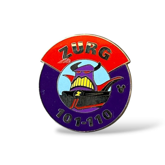 Cast Lanyard Magic Kingdom Parking Lot Sign Villains Zurg Hidden Mickey Pin