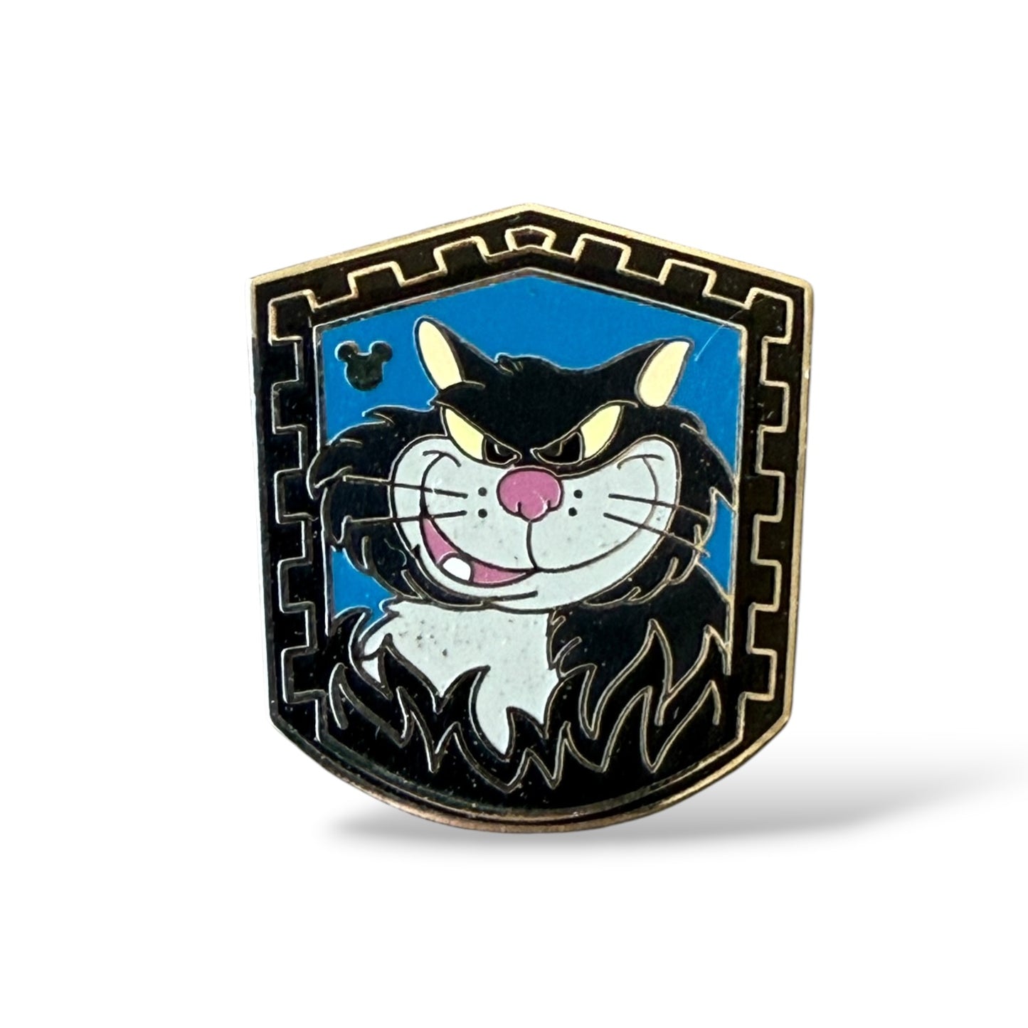 Cast Lanyard Villainous Shield Sidekicks Lucifer Hidden Mickey Pin