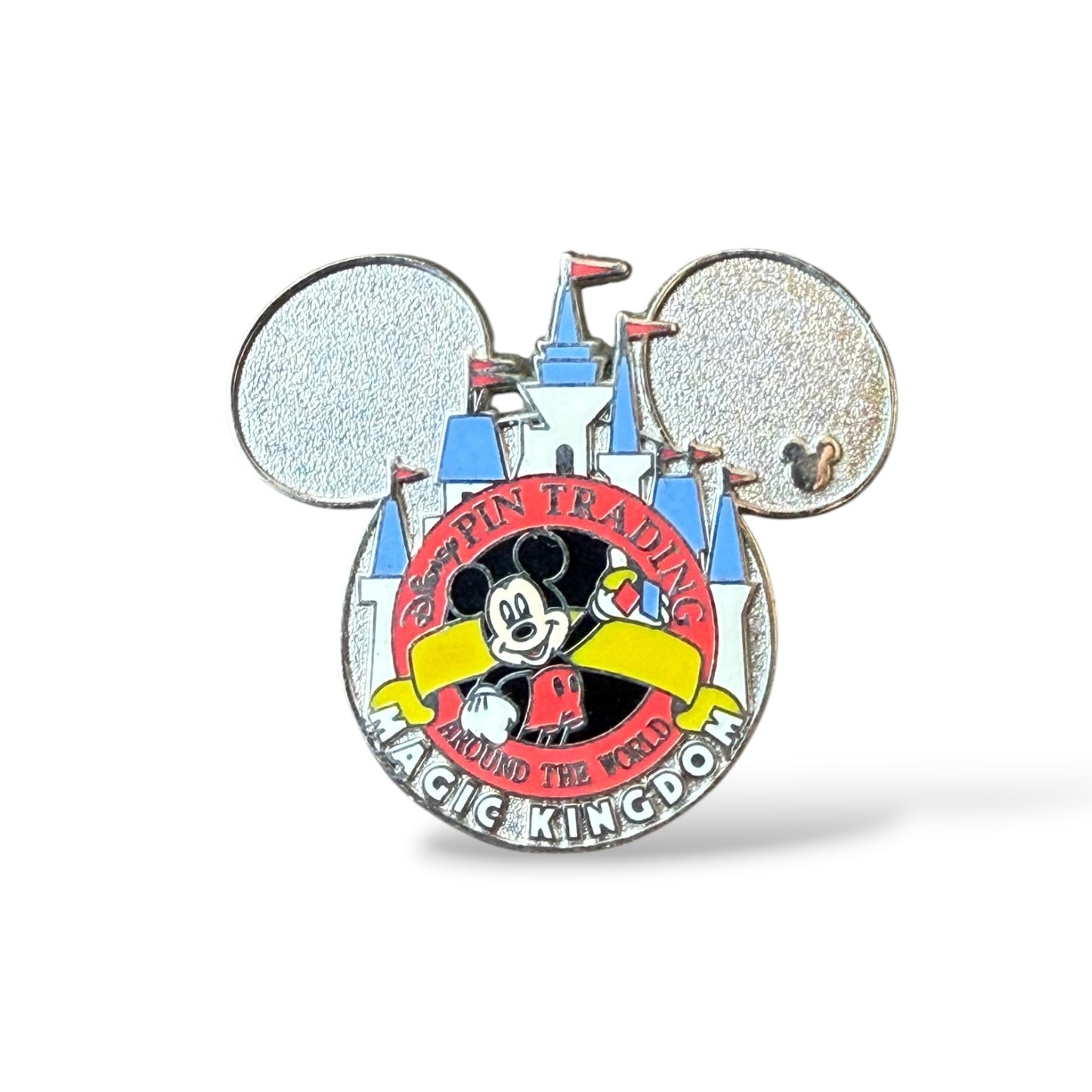 Cast Lanyard Pin Trading Logo 2007 Magic Kingdom Hidden Mickey Pin