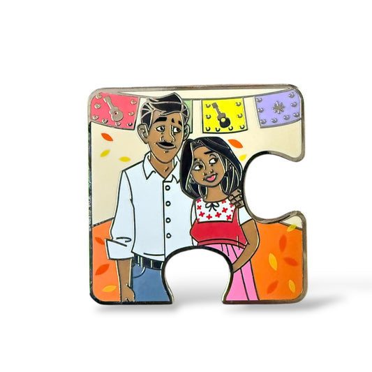 Disney Parks Coco Character Connection Mystery Luisa and Enrique Pin