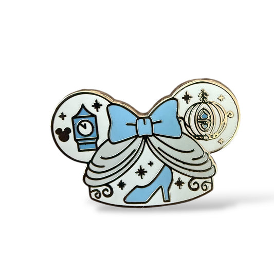 Cast Lanyard Ear Hats Cinderella Hidden Mickey Pin