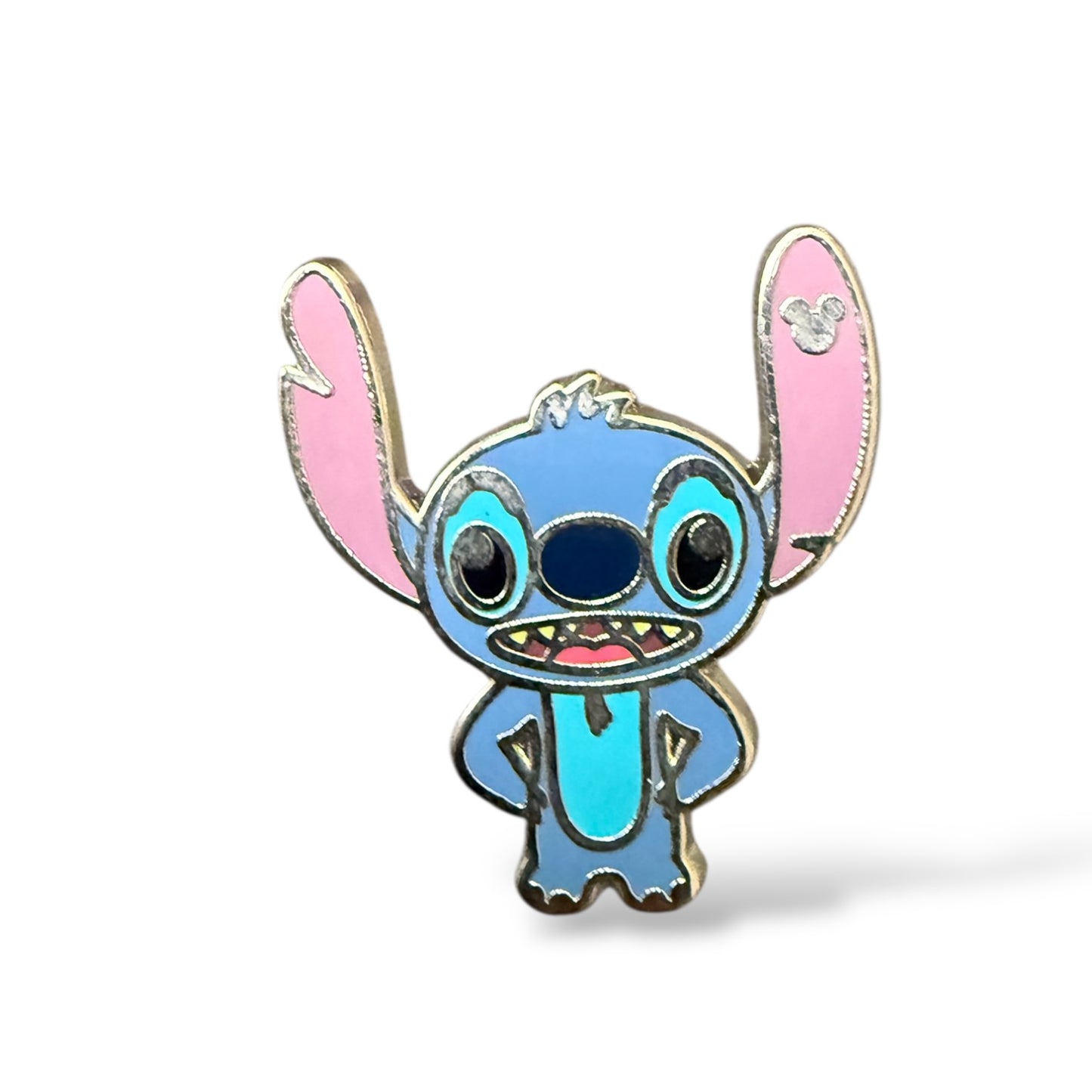 Cast Lanyard Stitch Emotions Excited Hidden Mickey Pin