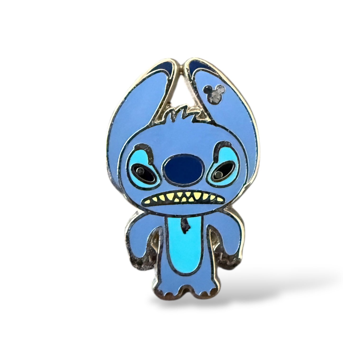 Cast Lanyard Stitch Emotions Angry Hidden Mickey Pin