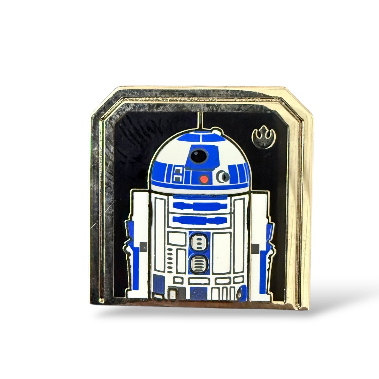 Cast Lanyard Star Wars Droids R2-D2 Hidden Mickey Pin