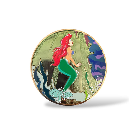 Acme Hotart Golden Magic The Little Mermaid Swimming to the Surface Pin