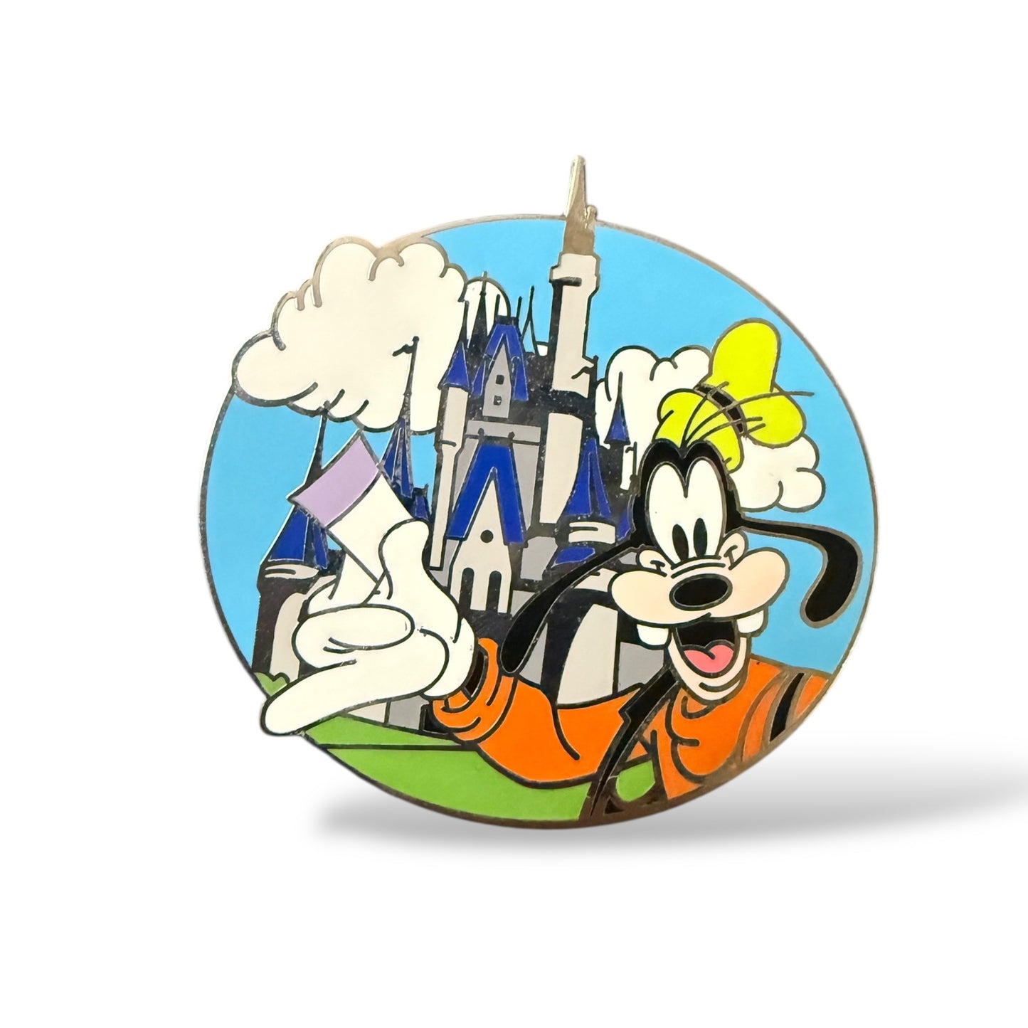 WDW Characters with Cinderella Castle Mystery Goofy Pin