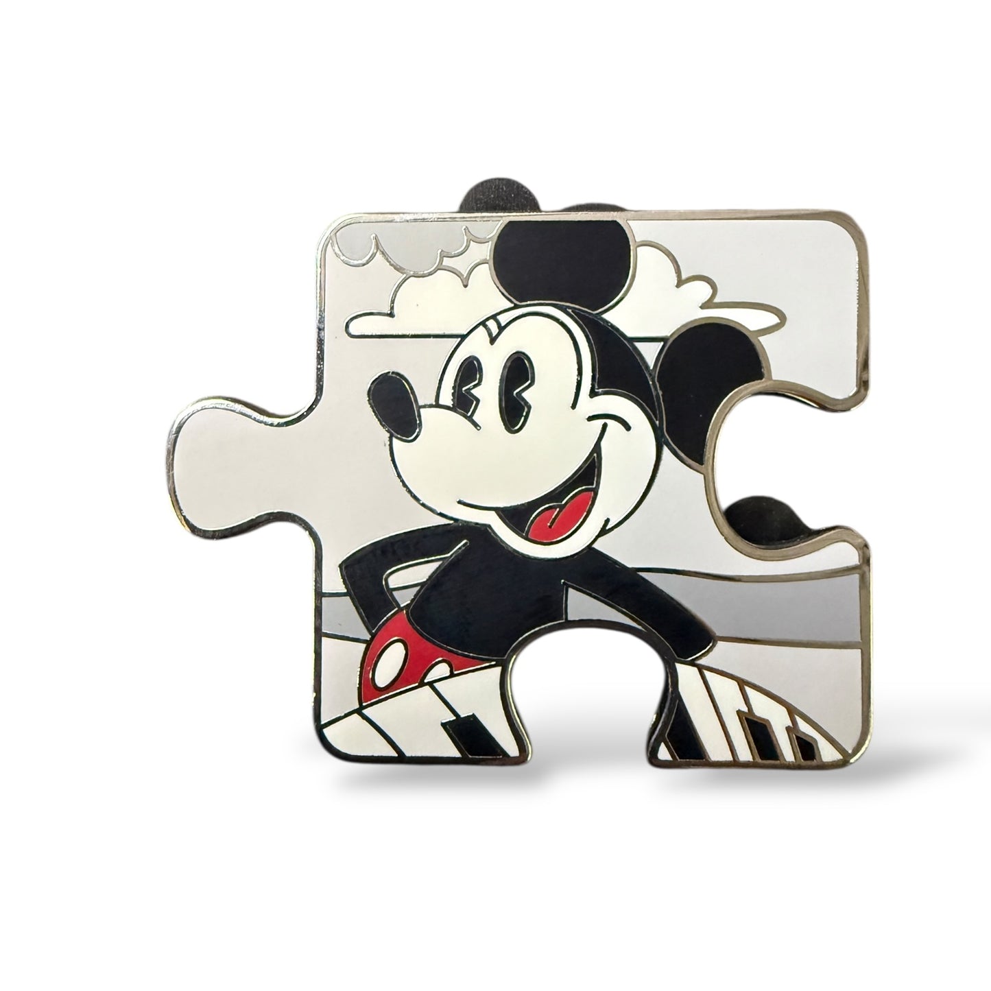 Disney Parks Piano Character Connection Mystery Mickey Chaser Pin