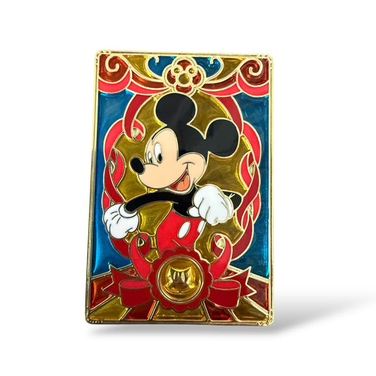 Monogram Fab 6 Stained Glass Mickey Mouse Pin