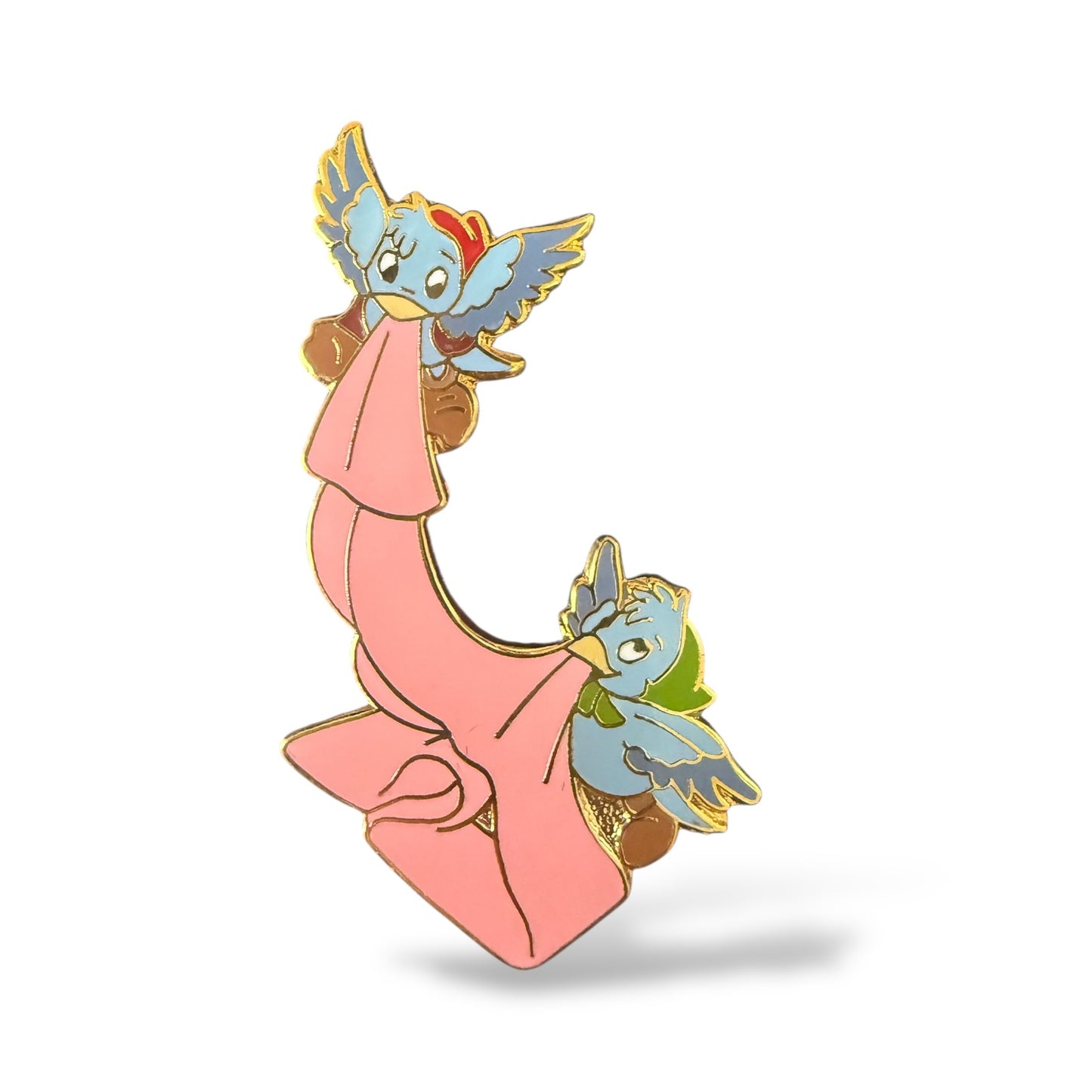 Disney Parks Walt Disney Classic Collection Cinderella 50th Anniversary Birds with Sash Pin