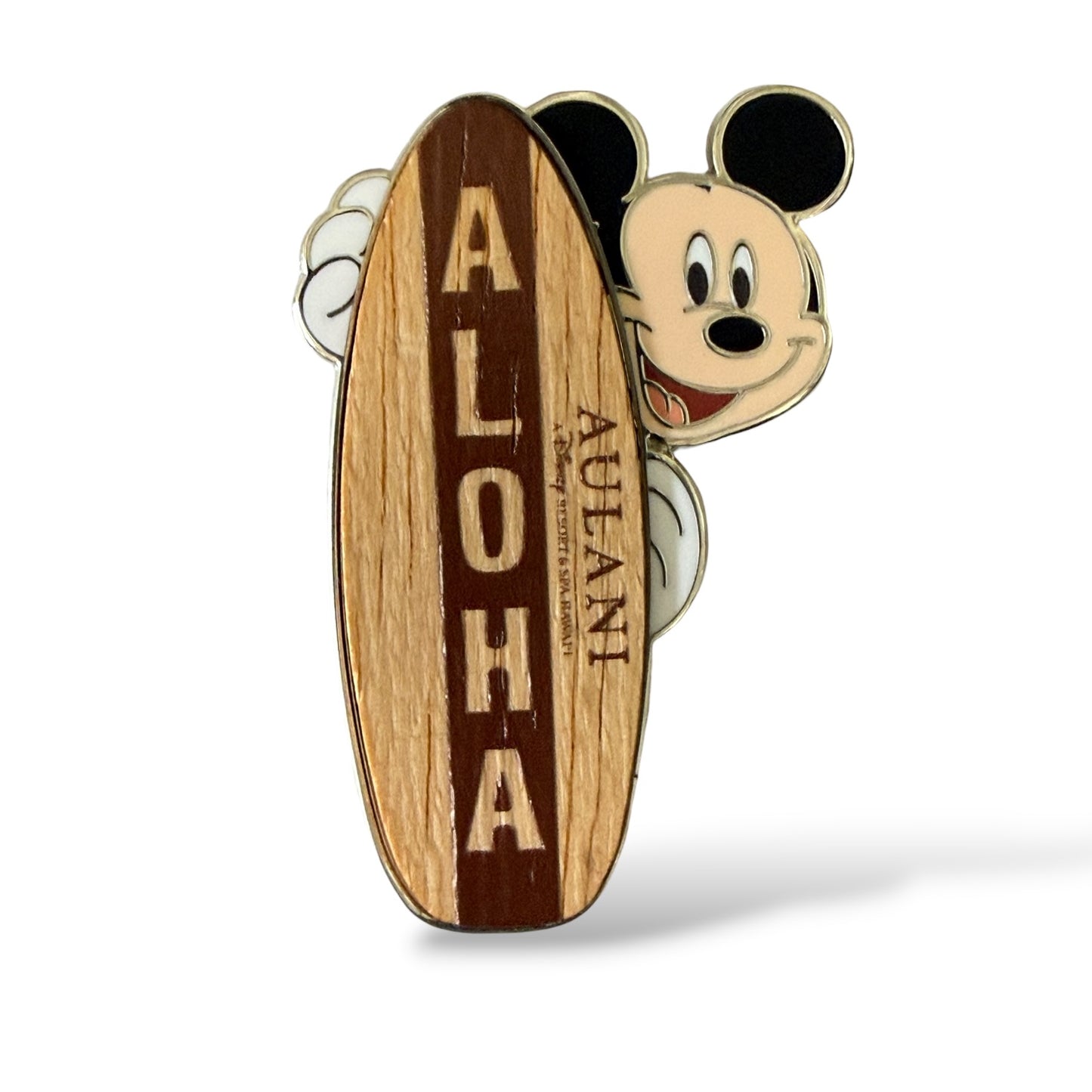 Disney Parks Aulani Surfboards Mickey Aloha Pin