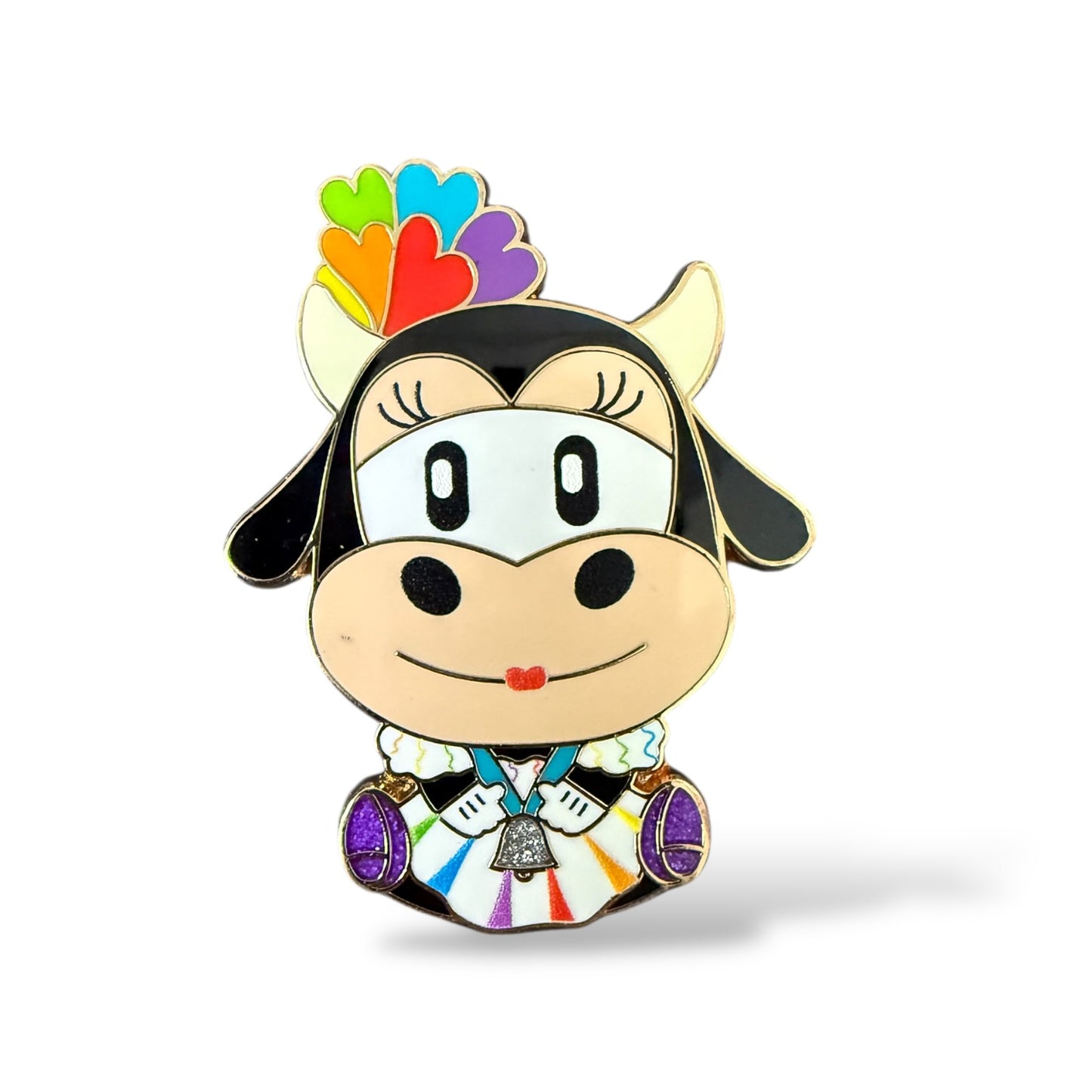 WDI aDorbs! Pride Nite Clarabelle Pin