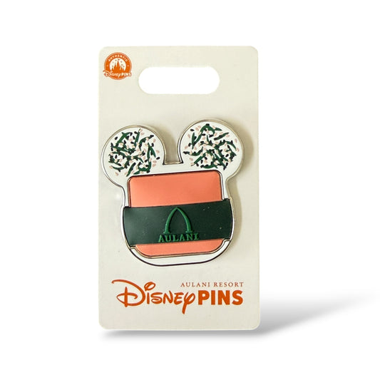 Disney Parks Aulani Mickey Spam Musubi Pin