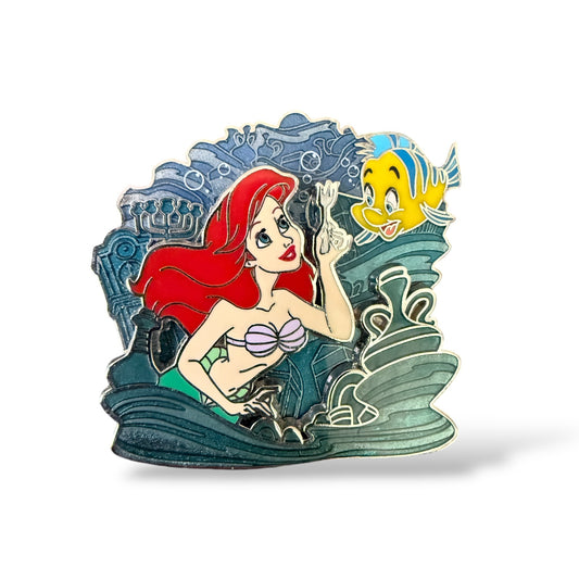 Disney Store Park Pack Ariel and Flounder Pin