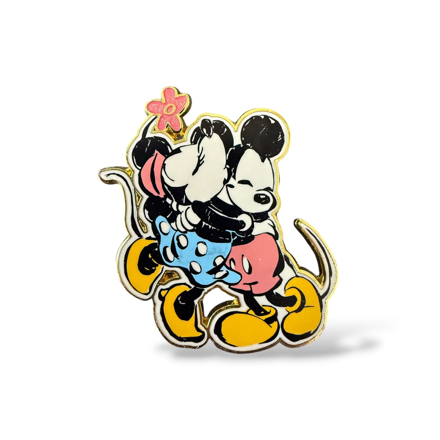 DLRP Mickey and Minnie Mouse Kiss Pin