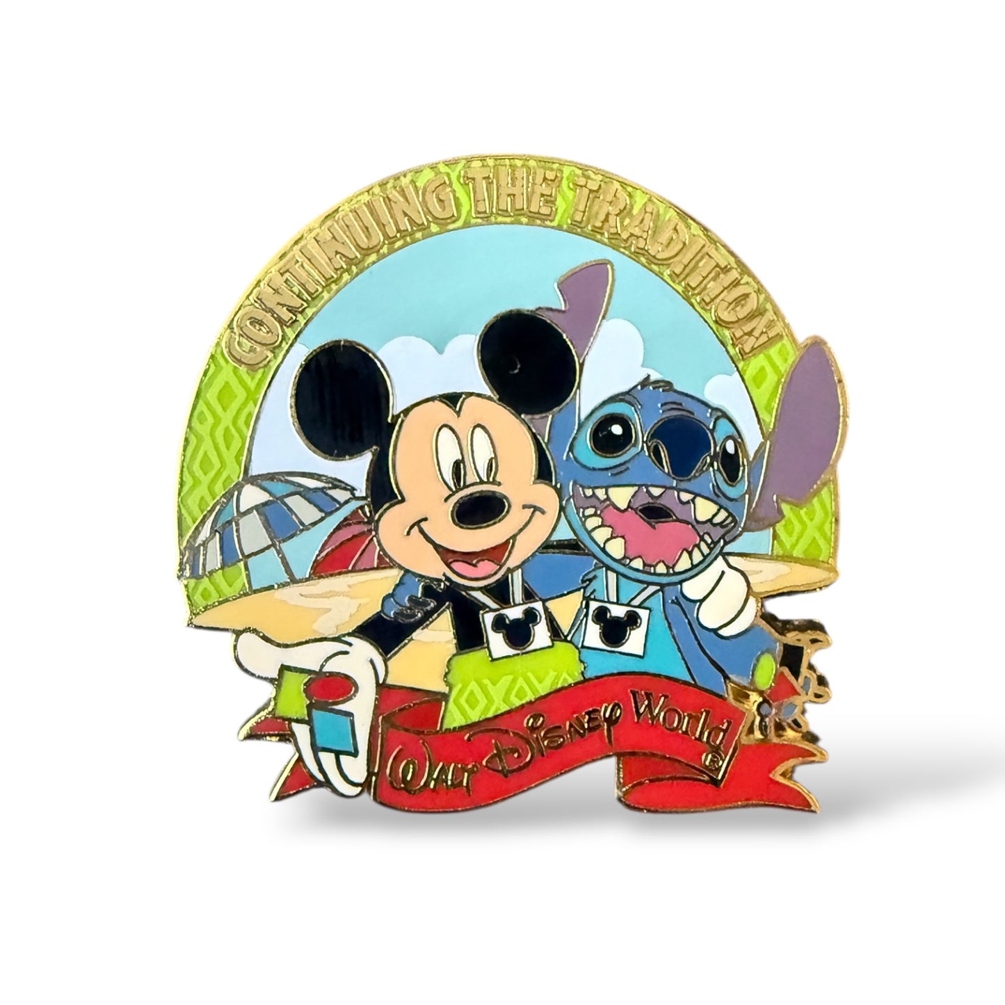 DEC Continuing the Pin Trading Tradition 2004 Mickey and Stitch Pin