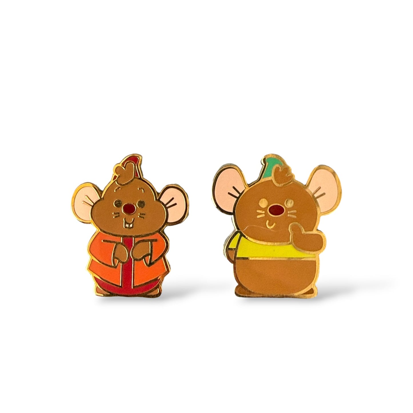 Disney Store Duos Jaq and Gus Pin Set