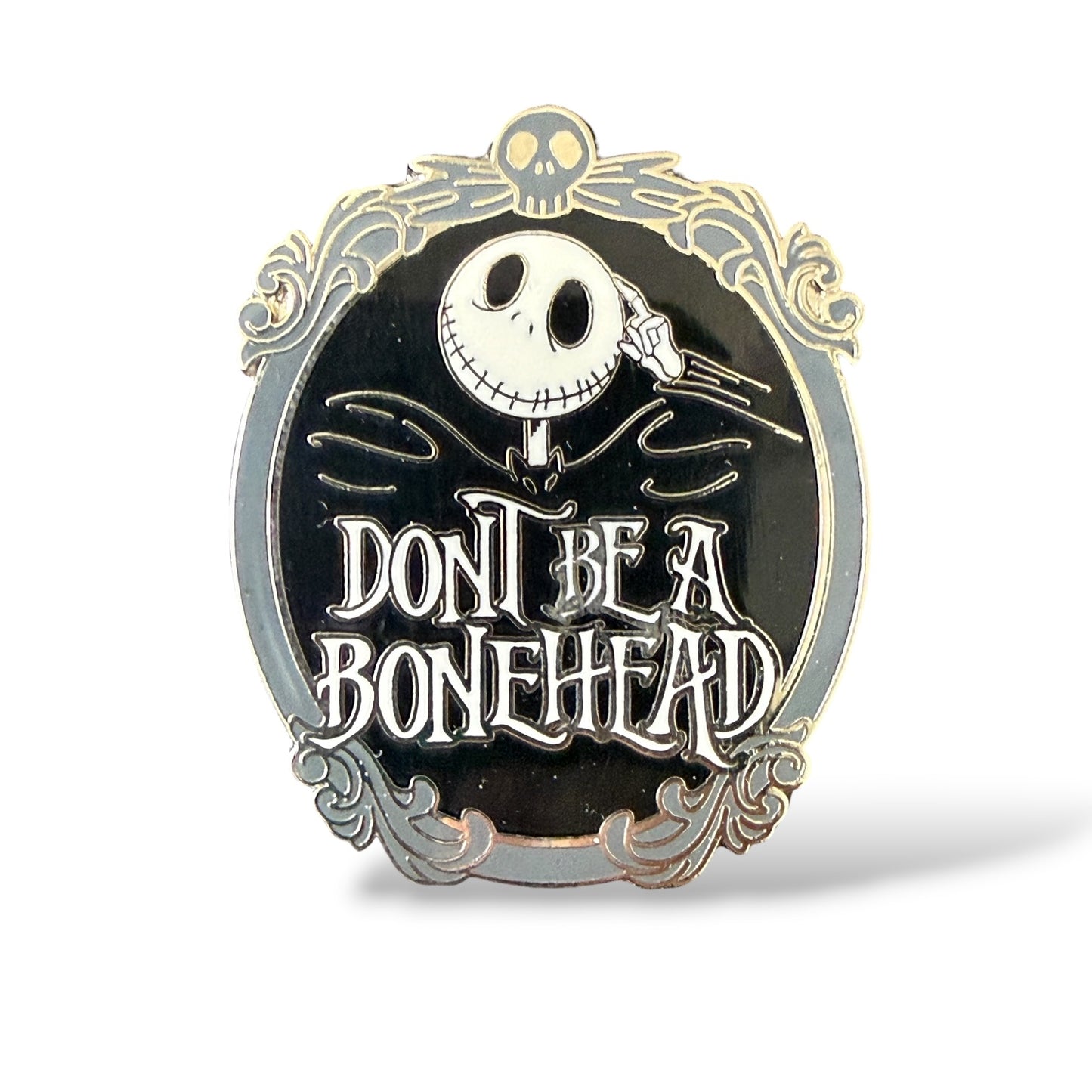 Disney Parks Nightmare Before Christmas Don't Be A Bonehead Pin