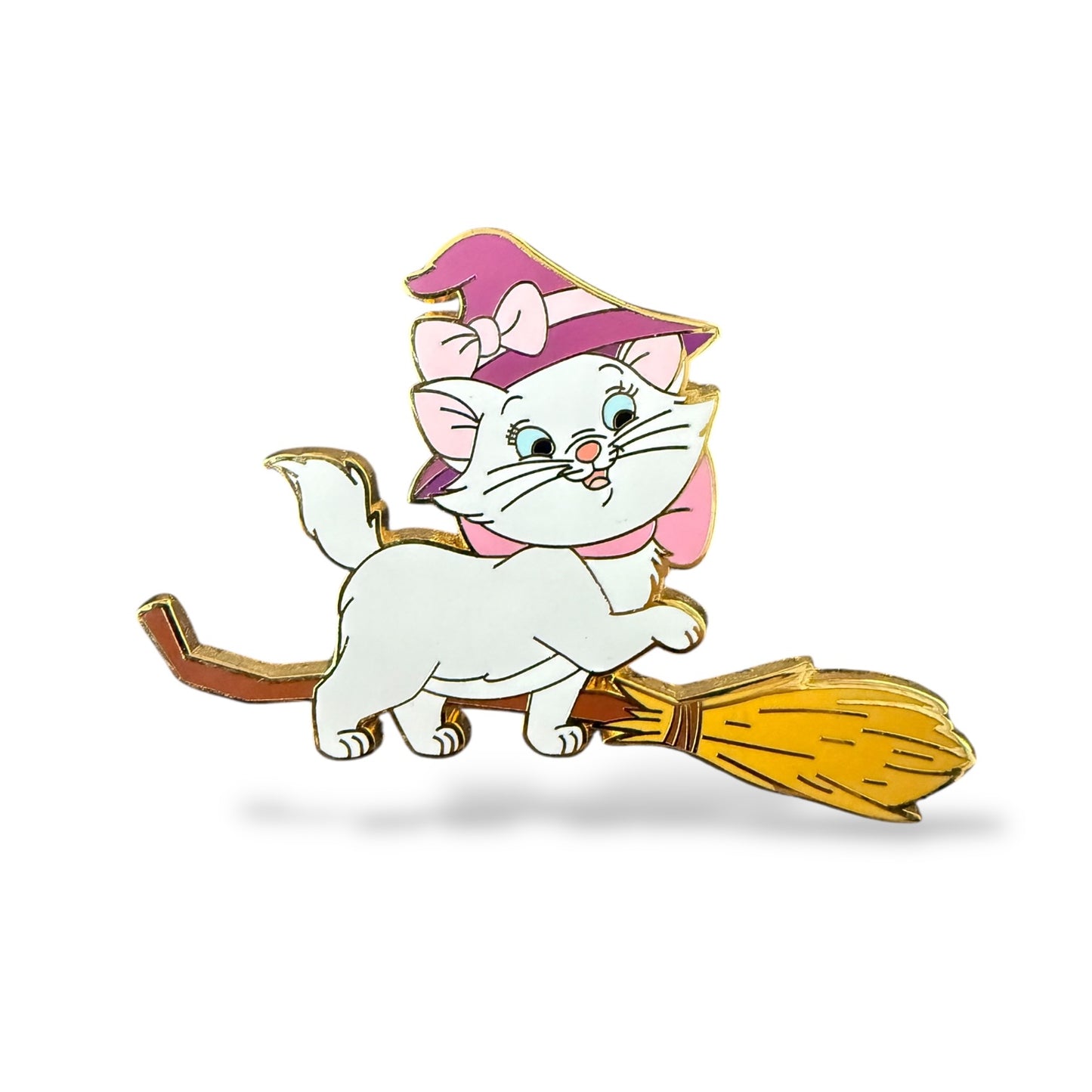 DSSH Cat On Broom Marie Aristocats Pin