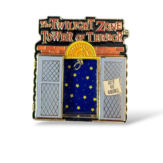 *Damaged* DLR Tower of Terror Mickey Dangle Pin