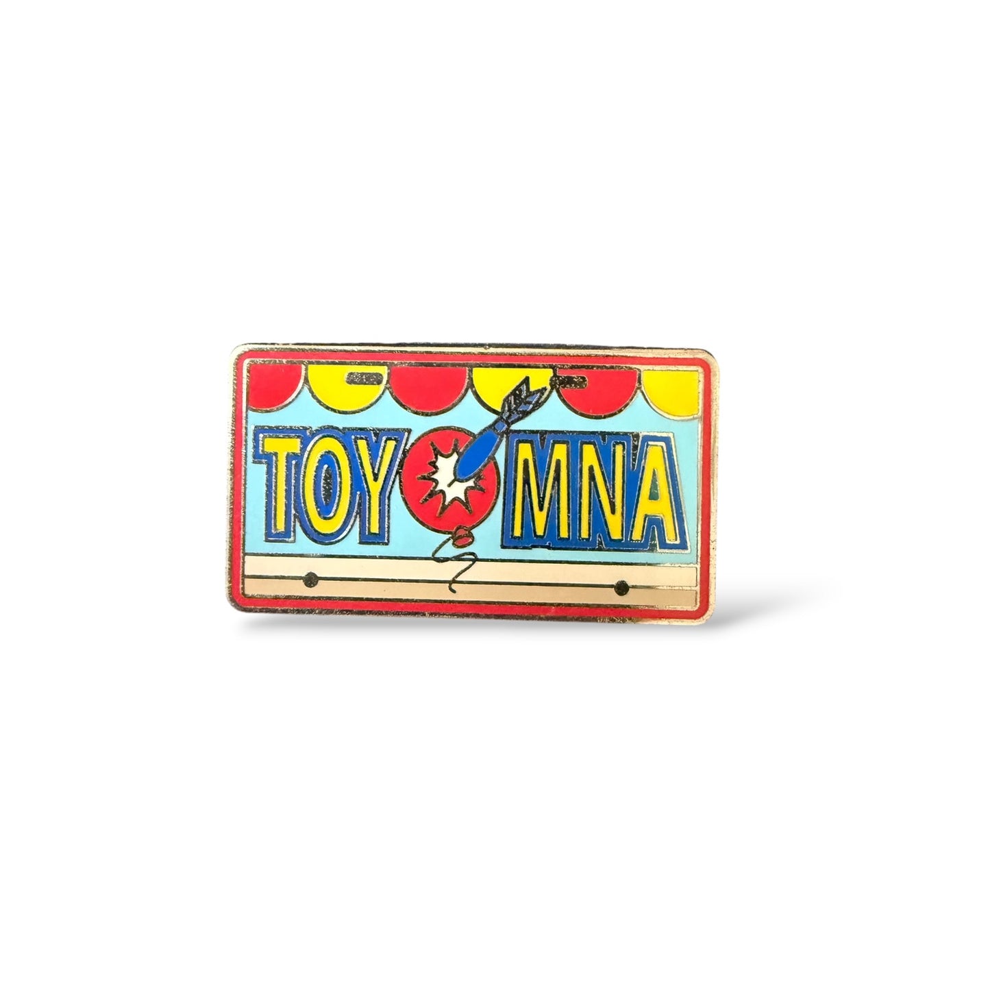 Disney Parks Attraction Vehicle License Plate Toy Story Mania Pin