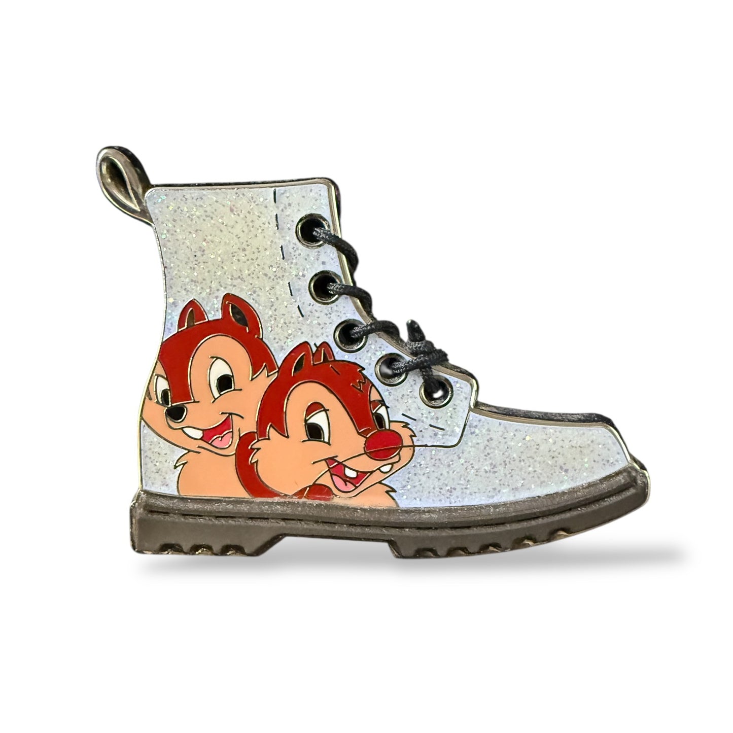 Disney Shopping Steppin' Out Chip n' Dale Boot Pin
