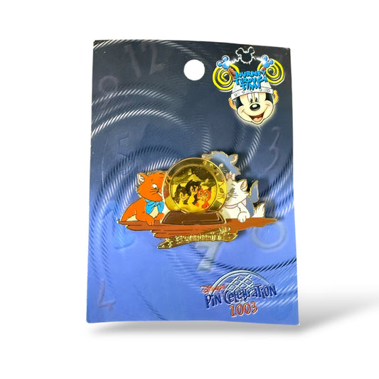 WDW Journey Through Time Pin Event Marie, Toulouse, and Berlioz Aristocats Crystal Ball Pin