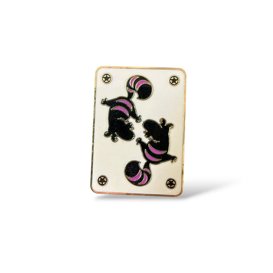Loungefly Alice in Wonderland Playing Cards Mystery Cheshire Cat Pin