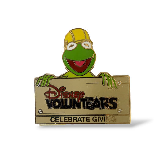 DEC VoluntEARS Give a Day, Get a Disney Day Kermit the Frog Pin