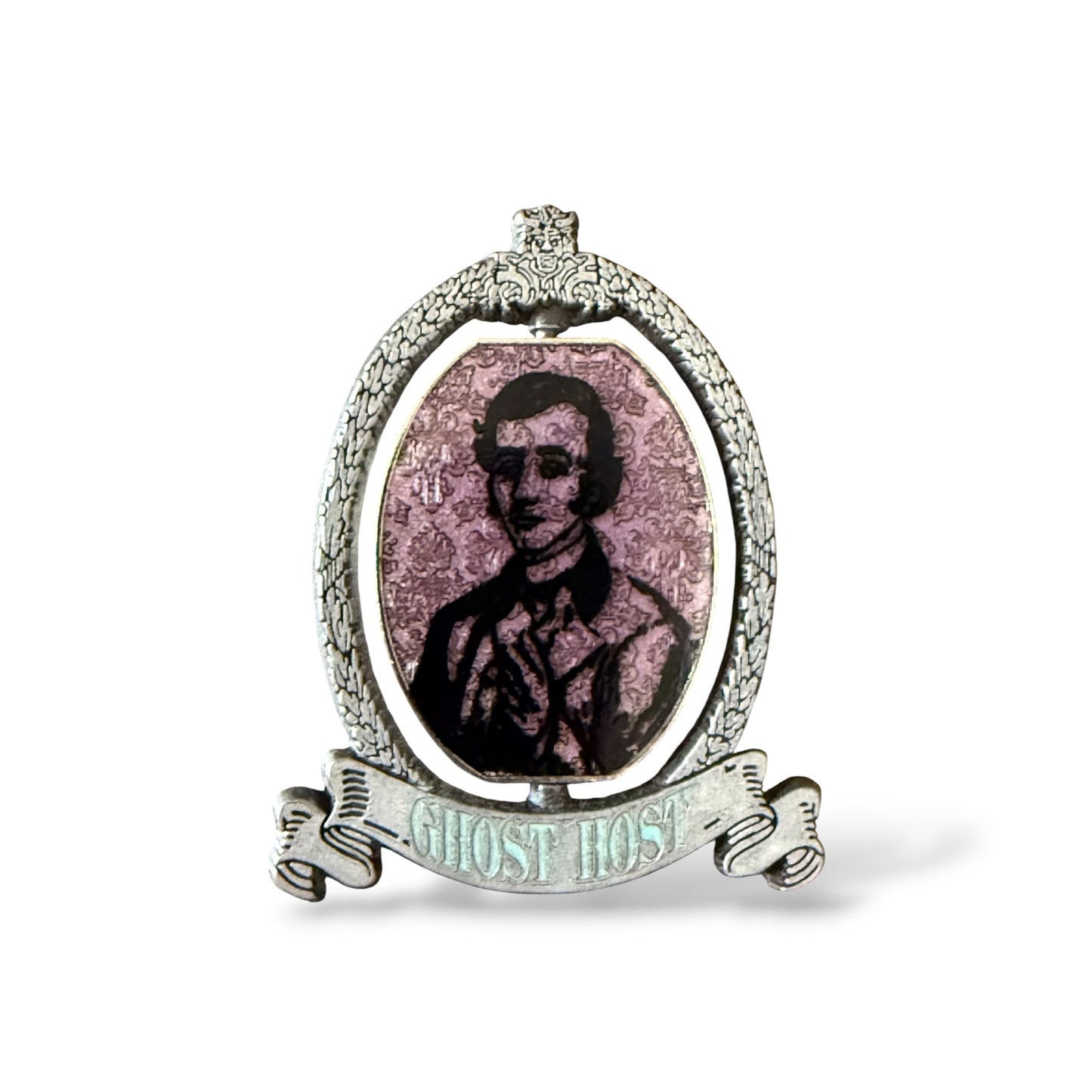 Disney Parks Haunted Mansion Ghost Host Spinner Pin