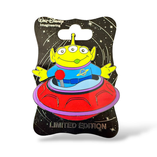 WDI Little Green Men Red Saucer Pin