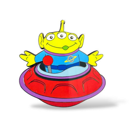 WDI Little Green Men Red Saucer Pin