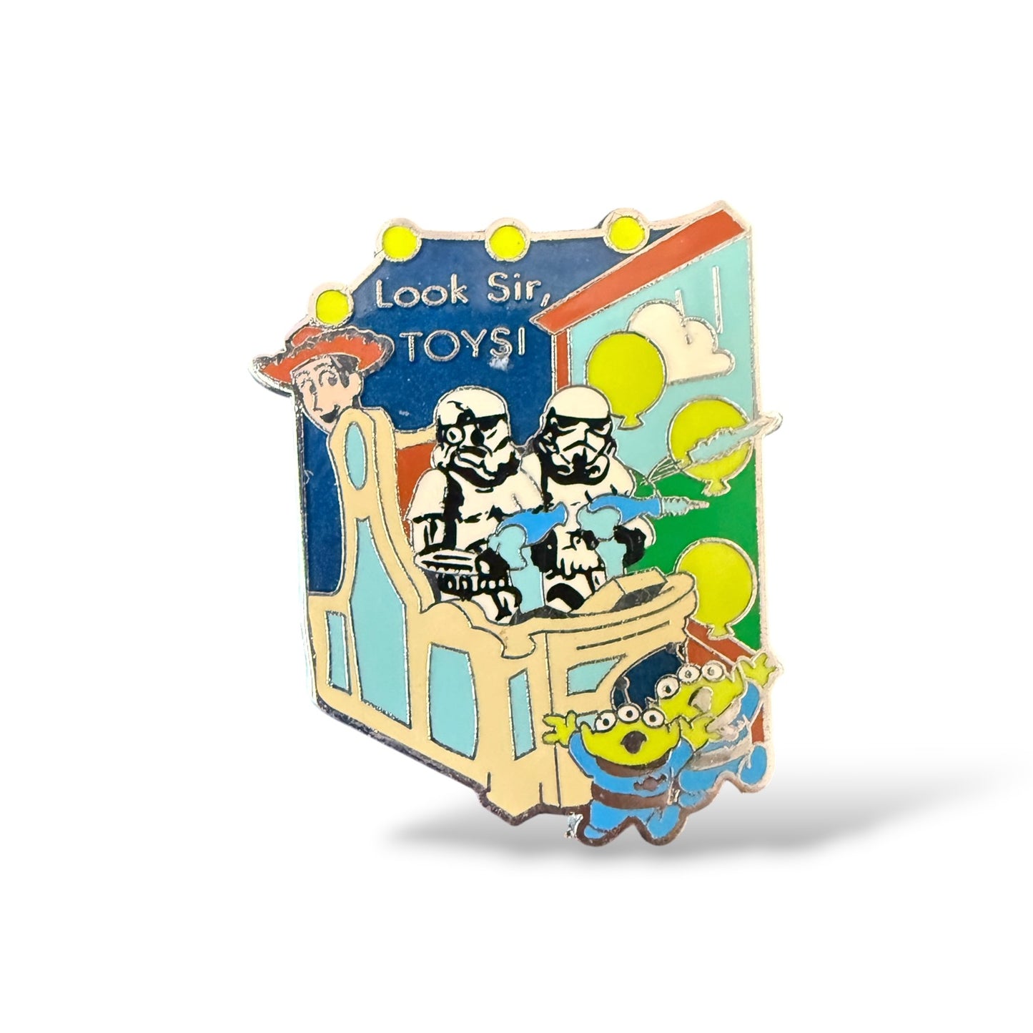 Disney Parks Star Wars In The Parks Booster Stormtroopers on Toy Story Mania Look Sir, Toys Pin