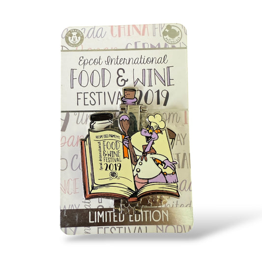 WDW Epcot International Food and Wine Festival 2019 Recipe for a Figment Pin