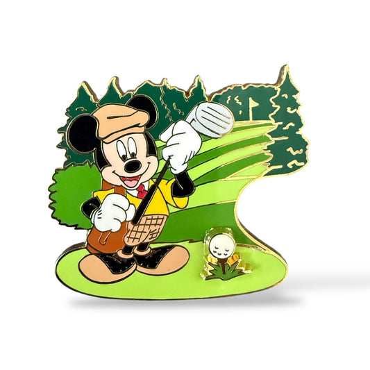 DSSH Characters Playing Golf Mickey Mouse Pin