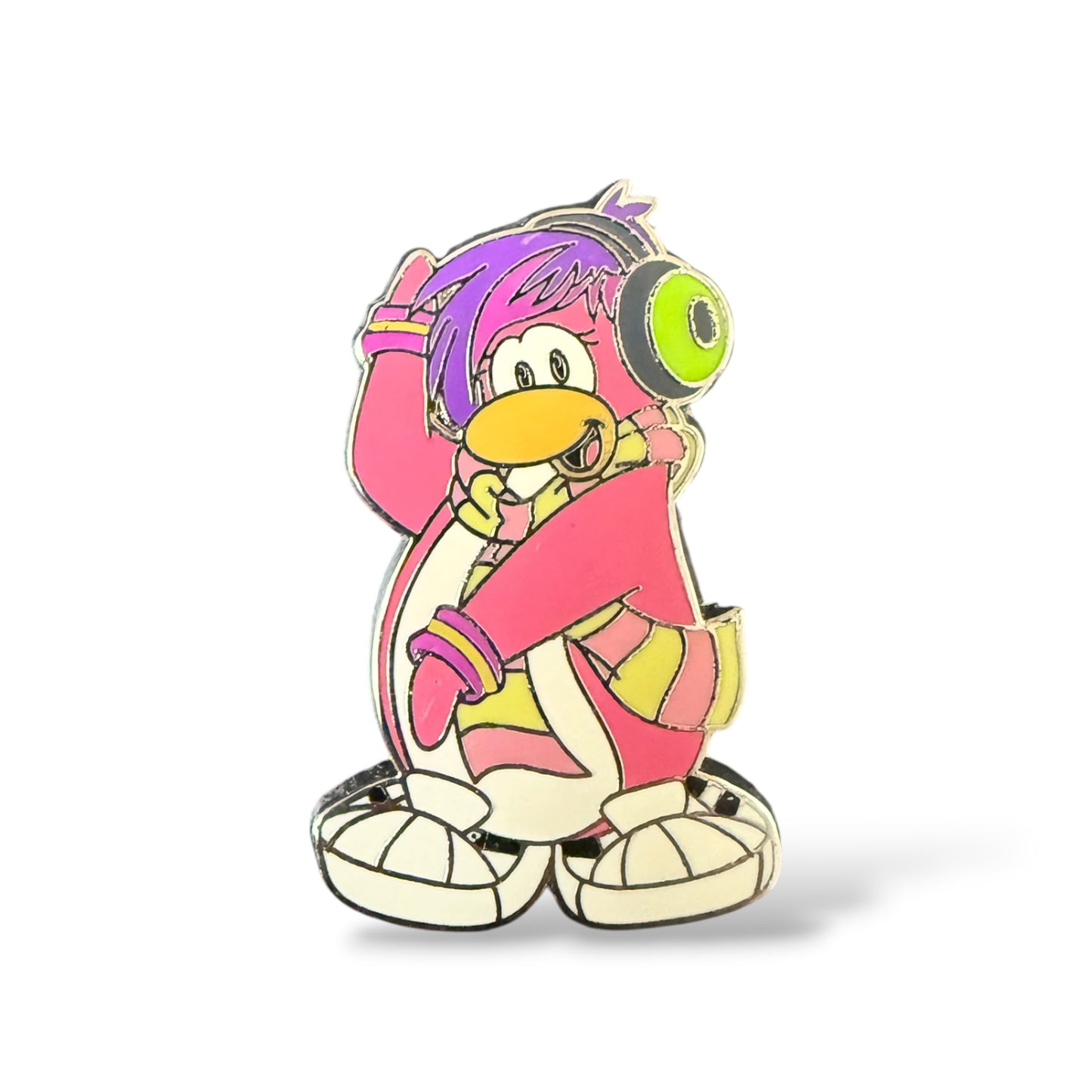 Disney Parks Club Penguin Mystery DJ K-Dance Penguin Pin