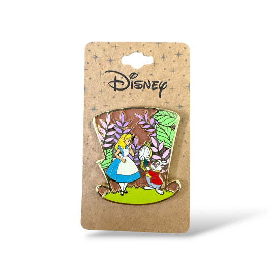 Disney Parks Alice in Wonderland Stain Glass Pin