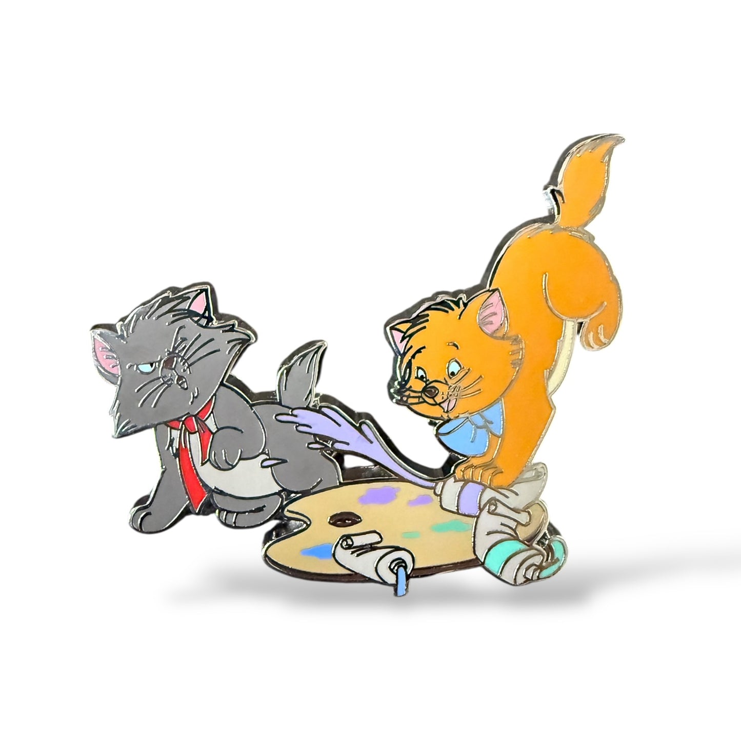 DLRP The Aristocats Toulouse & Berlioz Paint Palette Pin