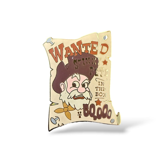 DLR Chip n' Dale's Wild West Pin Adventure Most Wanted Stinky Pete Pin