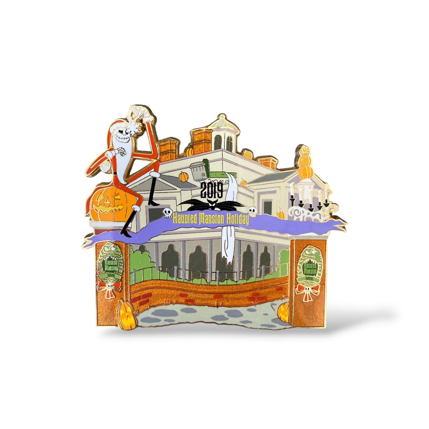 DLR Haunted Mansion Holiday 2019 Sandy Claws Jumbo Pin