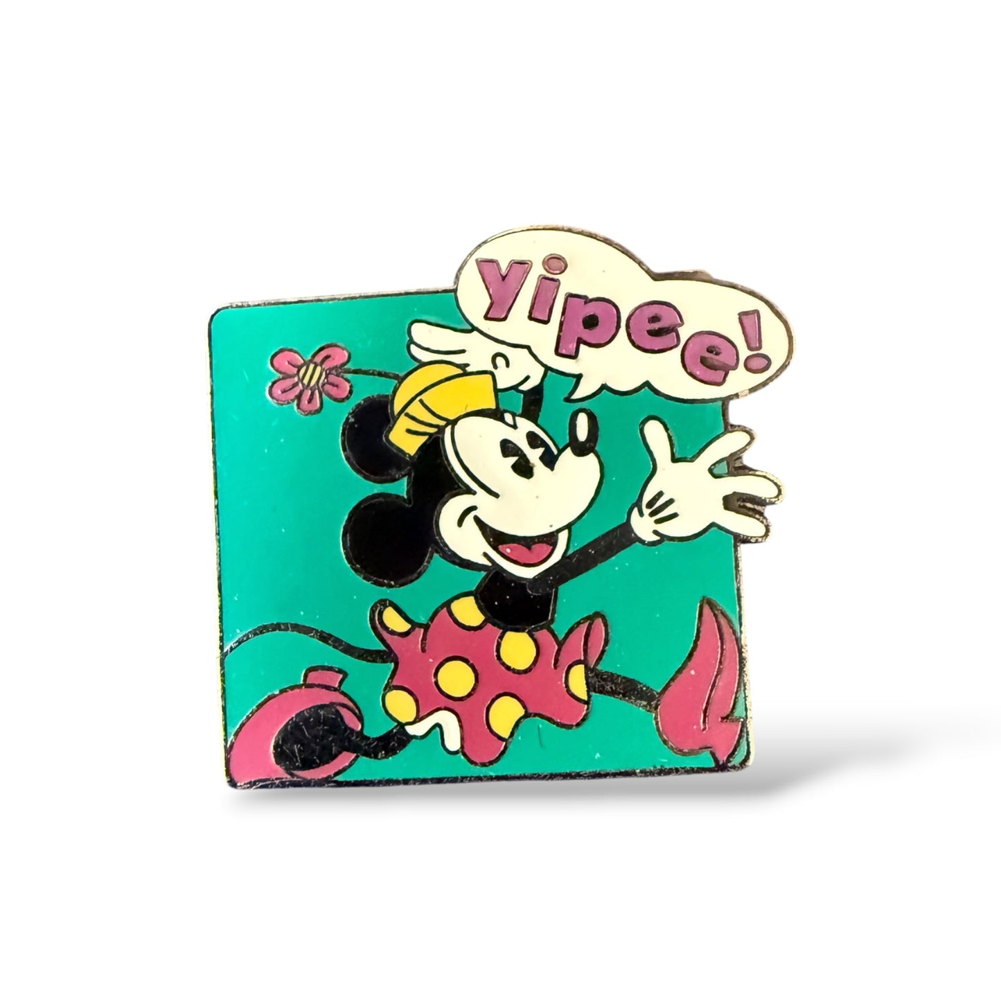 Cast Lanyard Yipes Minnie Yipee! Hidden Mickey Pin