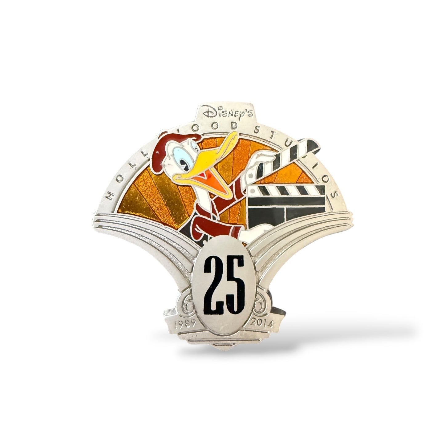 WDW Disney’s Hollywood Studios 25th Anniversary Mystery Donald Duck Pin