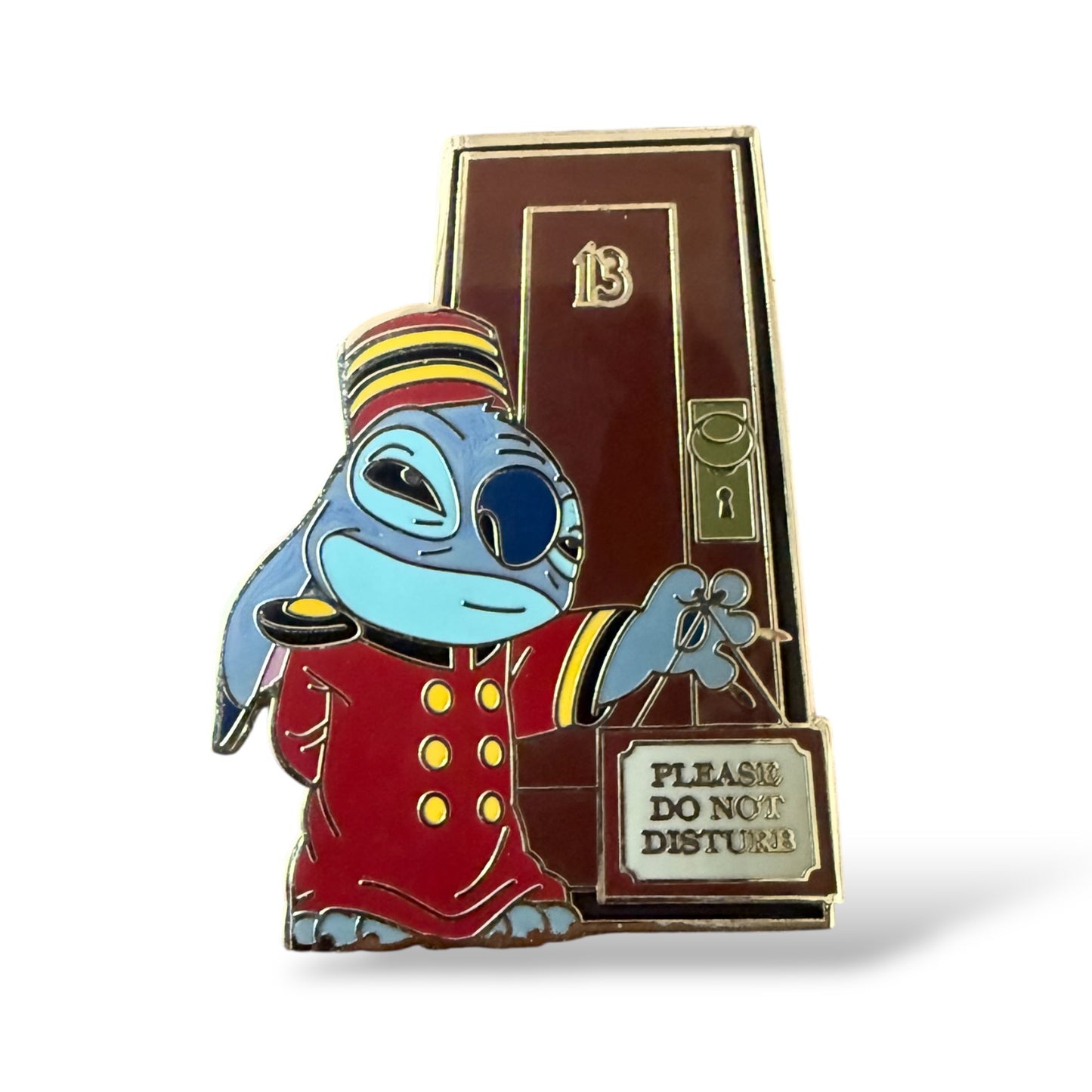 DLR Mickey's Pin Odyssey Mystery Stitch as a Tower of Terror Bellhop Pin